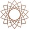 Ekena Millwork Eleanor Wood Fretwork Pierced Ceiling Medallion, Wood (Paint Grade), 18"OD x 6 7/8"ID x 3/8"T CMWP18X18X0375EAMF - alternate 1
